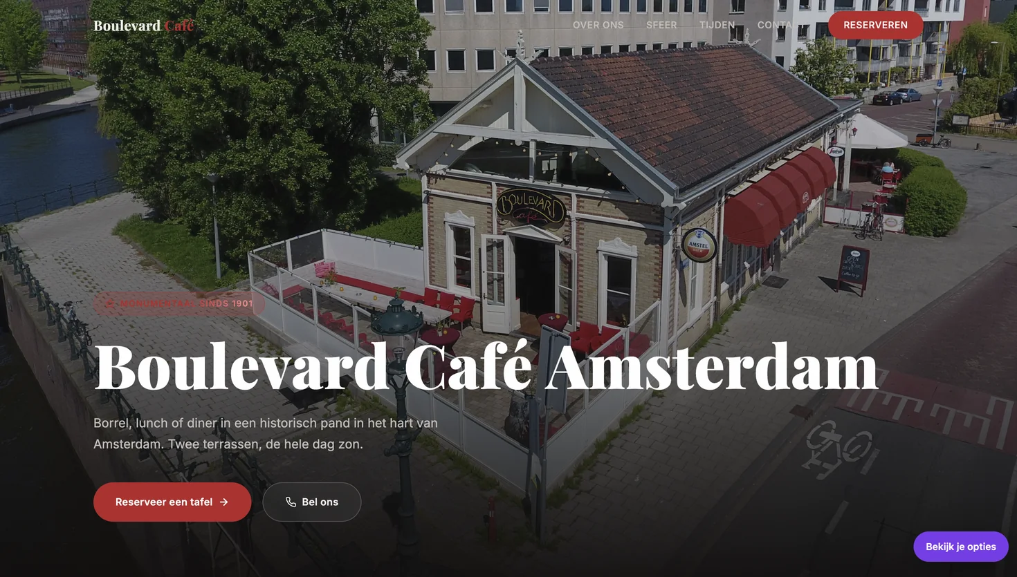 Het nieuwe Boulevard Café redesign